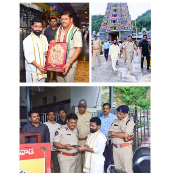 శ్రీ దుర్గా మల్లేశ్వర స్వామి వార్ల దేవస్థాన పరిసర ప్రాంతాలను పరిశీలించిన నగర పోలీస్ కమీషనర్ శ్రీ ఎస్.వి.రాజ శేఖర బాబు ఐ.పి.ఎస్.గారు - ది. 01.07.2025
