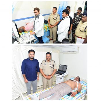 వివిద హాస్పిటల్స్ లలో పోలీసు సిబ్బంది కోసం ప్రత్యేకంగా ఏర్పాటు చేసిన మెడికల్ క్యాంప్ లను పరిశీలించిన నగర పోలీసు కమిషనర్ శ్రీ ఎస్.వి.రాజ శేఖర బాబు ఐ.పి.ఎస్.గారు. - ది. 09.07.2025