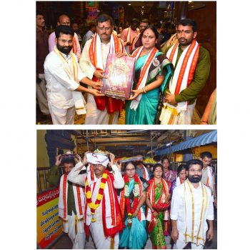అమ్మవారికి ఆషాడం సారే సమర్పించిన పోలీస్ కమిషనర్  ఎస్.వి.రాజ శేఖర బాబు, ఐ.పి.యస్ - ది. 13.07.2025