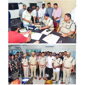 వివిద హాస్పిటల్స్ లలో పోలీసు సిబ్బంది కోసం ప్రత్యేకంగా ఏర్పాటు చేసిన మెడికల్ క్యాంప్ లను పరిశీలించిన నగర పోలీసు కమిషనర్ శ్రీ ఎస్.వి.రాజ శేఖర బాబు ఐ.పి.ఎస్.గారు. - ది. 09.07.2025