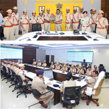 నగర పోలీస్ కమిషనర్ శ్రీ ఎస్. వి. రాజ శేఖర బాబు ఐ.పి.ఎస్. గారిని మర్యాద పూర్వకంగా కలిసిన ఎన్. టి. ఆర్. జిల్లా కు కేటాయించబడిన నూతన ప్రొబేషనరీ ఎస్.ఐ.లు. - ది. 24.07.2025