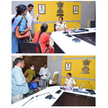 పోలీస్ కమిషనర్ వారి కార్యాలయంలో “ప్రజా సమస్యల పరిష్కార వేదిక” కార్యక్రమంలో “84” ఫిర్యాదులు  – ది. 04.08.2025
