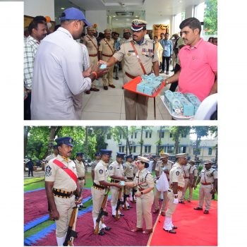 79వ స్వాతంత్ర్య దినోత్సవం సందర్భంగా జాతీయ పతాకాన్ని ఆవిష్కరించిన ఎన్.టి.ఆర్ జిల్లా పోలీస్ కమిషనర్ ఎస్.వి.రాజ శేఖర బాబు ఐ.పి.ఎస్. గారు - ది. 15.08.2025