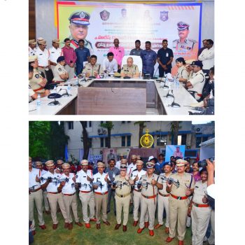 రాష్ట్ర డి.జి.పి. శ్రీ హరీష్ కుమార్ గుప్తా ఐ.పి.ఎస్.గారి చేతుల మీదుగా ఎన్.టి.ఆర్. జిల్లా ట్రాఫిక్ విభాగానికి డ్రోన్స్ - ది. 31.07.2025