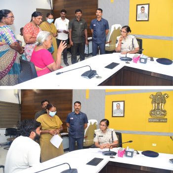 పోలీస్ కమిషనర్ వారి కార్యాలయంలో “ప్రజా సమస్యల పరిష్కార వేదిక” కార్యక్రమంలో “86” ఫిర్యాదులు - 15.09.2025.