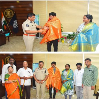 సైబర్ క్రైమ్, డిజిటల్ అరెస్ట్ జరగకుండా నిరోధించిన బ్యాంకు అధికారి మరియు సిబ్బందిని సత్కరించిన నగర పోలీస్ కమిషనర్ శ్రీ ఎస్. వి. రాజ శేఖర బాబు ఐ. పి. ఎస్ గారు - 03.09.2025