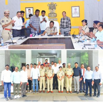 పోలీస్ సిబ్బందికి కోసం తయారు చేసిన హెల్త్ ఫస్ట్ 1991 యాప్ నుప్రారంభించిన నగర పోలీస్ కమీషనర్ శ్రీ ఎస్. వి. రాజ శేఖర బాబు ఐ. పి.ఎస్.గారు. -11.09.2025