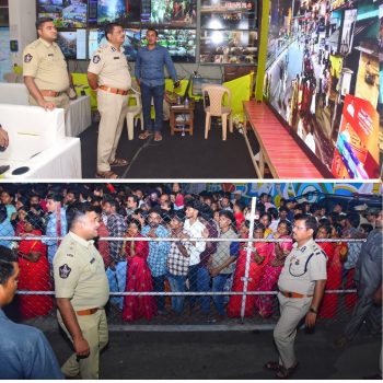 మూలానక్షత్రంనేపధ్యంలో పటిష్టమైన బంధోబస్త్ - స్వయంగా పర్యవేక్షిస్తున్న నగర పోలీస్ కమీషనర్ శ్రీ ఎస్.వి.రాజ శేఖర బాబు ఐ.పి.ఎస్.గారు - 29.09.2025