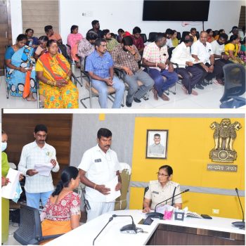పోలీస్ కమిషనర్ వారి కార్యాలయంలో “ప్రజా సమస్యల పరిష్కార వేదిక” కార్యక్రమంలో “79” ఫిర్యాదులు -08.09.2025.