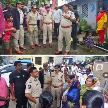 మొంథా తుపాను నేప‌థ్యంలో కొండ ప్రాంతాలను స్వయంగా పరిశీలించిన నగర పోలీసు కమిషనర్ శ్రీ ఎస్.వి.రాజ శేఖర బాబు ఐ.పి.ఎస్. గారు -  28.10.2025