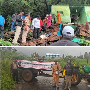 మొంథా తుపాను నేప‌థ్యంలో నిరంతరం ప్రజల సేవలో ఎన్.టి.ఆర్.జిల్లా పోలీసు 29.10.2025