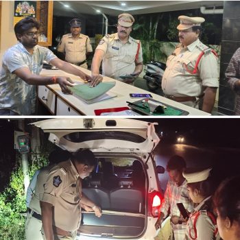 పోలీస్ కమిషనరేట్ పరిధిలో విసృతంగా వాహన మరియు లాడ్జ్ ల తనిఖీలు 10.11.2025