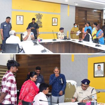 పోలీస్ కమిషనర్ వారి కార్యాలయంలో “ప్రజా సమస్యల పరిష్కార వేదిక” కార్యక్రమంలో “60” ఫిర్యాదులు 29.12.2025