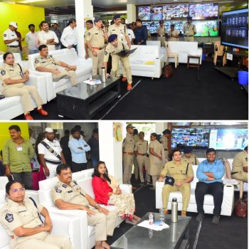 నగర పోలీస్ కమీషనర్ శ్రీ ఎస్.వి.రాజ శేఖర బాబు ఐ.పి.ఎస్.గారి స్వీయ పర్యవేక్షణలో భవానీ దీక్షా విరమణ బంధోబస్త్ 13.12.2025