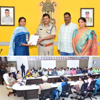 ఎన్.టి.ఆర్. జిల్లాకు సెలెక్ట్ అయిన కొత్త పోలీసు కానిస్టేబుల్స్ లకు వారు తీసుకొను 9 నెలల శిక్షణపై దిశా నిర్ధేశం చేసిన పోలీస్ కమీషనర్ శ్రీ ఎస్.వి. రాజ శేఖర బాబు ఐ.పి.ఎస్. గారు 15.12.2025