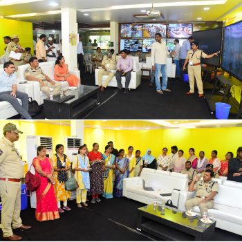 సాంకేతికతనే ఆయుధంగా చేసుకుని పర్యవేక్షిస్తున్న నగర పోలీస్ కమీషనర్ శ్రీ ఎస్.వి.రాజ శేఖర బాబు ఐ.పి.ఎస్.గారు.  12.12.2025