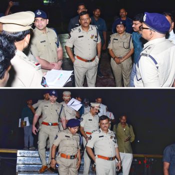 ఈనాడు 50  & ఈ టీవి 30 వసంతాల వేడుకలు కార్యక్రమ బందోబస్తు ఏర్పాట్లు పరిశీలించిన నగర పోలీస్ కమీషనర్ శ్రీ ఎస్. వి. రాజ శేఖర బాబు ఐ. పి ఎస్. గారు 26.12.2025